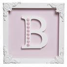 Quadro Com Acrílico Menina Letra Do Nome Quarto Bebê Infantil Menina Quadro Com Acrílico Menina Letra Do Nome Quarto Bebê Infantil Menina
