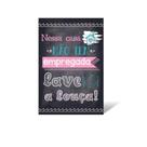 Quadro Com Frases Decorativo Com Dupla Face Ideal Para Sala