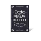 Quadro Com Frases Decorativo Com Dupla Face Ideal Para Sala