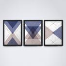 Quadro com moldura Abstrato Geometrico 15 Quadro com moldura Abstrato Geometrico 15