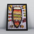 Quadro com moldura Açai02 Quadro com moldura Açai02