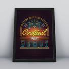 Quadro com moldura Alcool 01