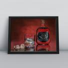 Quadro com moldura Alcool 55 Quadro com moldura Alcool 55