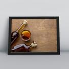 Quadro com moldura Alcool 75 Quadro com moldura Alcool 75