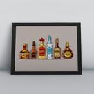 Quadro com moldura Alcool 92 Quadro com moldura Alcool 92