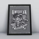 Quadro com moldura american chopper Quadro com moldura american chopper