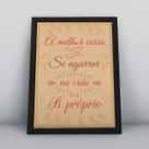 Quadro com moldura amor proprio Quadro com moldura amor proprio