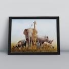 Quadro com moldura Animal Animal-28-M1 Quadro com moldura Animal Animal-28-M1