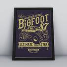 Quadro com moldura bigfoot 87