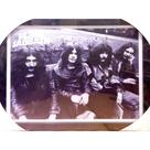 Quadro com Moldura borda preta Black Sabbath/Música Rock/Foto Preta e Branca