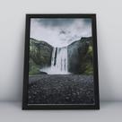 Quadro com moldura Cachoeira 14
