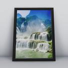 Quadro com moldura Cachoeira 15 Quadro com moldura Cachoeira 15