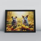 Quadro com moldura Cachorro Cachorro-207-M1
