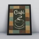 Quadro com moldura Café 04