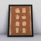 Quadro com moldura Café 13 Quadro com moldura Café 13