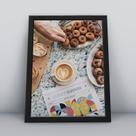 Quadro com moldura Café 29