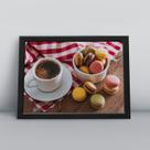 Quadro com moldura Café 91