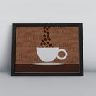 Quadro com moldura Café 96