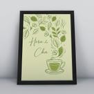 Quadro com moldura Chá 05