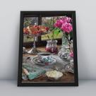 Quadro com moldura Chá 26