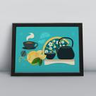 Quadro com moldura Chá 54