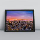 Quadro com moldura Cidade 094