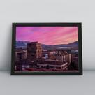 Quadro com moldura Cidade 168
