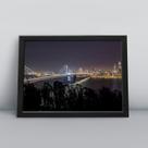 Quadro com moldura Cidade 183