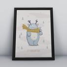 Quadro com moldura cold infantil Ilustra-ao-18-M1
