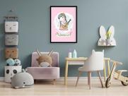 Quadro Com Moldura Cute Girl