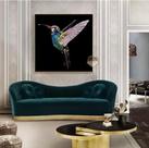 Quadro Com Moldura Decorativo Grande Alta Resolução Para Sala Quarto Escritório Beija-Flor Encantado Quadro Com Moldura Decorativo Grande Alta Resolução Para Sala Quarto Escritório Beija-Flor Encantado