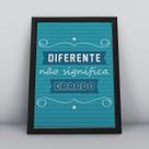 Quadro com moldura diferente não significado errado