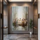 Quadro com Moldura e Acrilico Cristal Vidro Santa Ceia Arte para Sala de estar, Quarto, Hall e Escritório