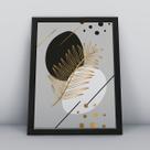 Quadro com moldura face tigre