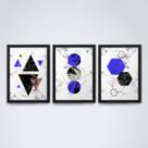 Quadro com moldura formas geometricas Conjunto21 Quadro com moldura formas geometricas Conjunto21