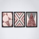 Quadro com moldura formas geometricas Conjunto29 Quadro com moldura formas geometricas Conjunto29