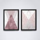 Quadro com moldura formas geometricas Conjunto40 Quadro com moldura formas geometricas Conjunto40