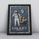 Quadro com moldura galaxy