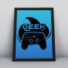 Quadro com moldura geek