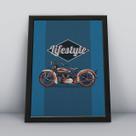 Quadro com moldura lifestyle