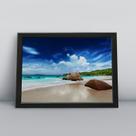 Quadro com moldura Mar 060
