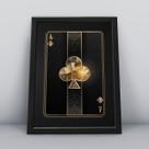 Quadro com moldura marmore dourado ouro 2 Quadro com moldura marmore dourado ouro 2
