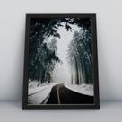 Quadro com moldura Neve 01 Quadro com moldura Neve 01
