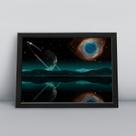 Quadro com moldura Noite 48
