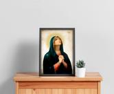 Quadro Com Moldura Nossa Senhora Chorando Quadro Com Moldura Nossa Senhora Chorando