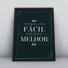 Quadro com moldura nunca fica mais facil, voce só fica melhor