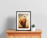 Quadro Com Moldura Papa São João Paulo II Brilho