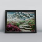 Quadro com moldura Primavera 56
