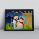 Quadro com moldura Religião Cristã 074 Religiao-074-M1