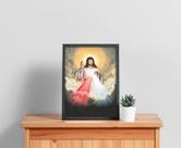 Quadro com Moldura Religioso Jesus Misericordioso
